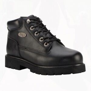 Lugz Mantle Mid Round Toe Chukka Women’s Black Casual Boots WMANTLMV-001 Size 10